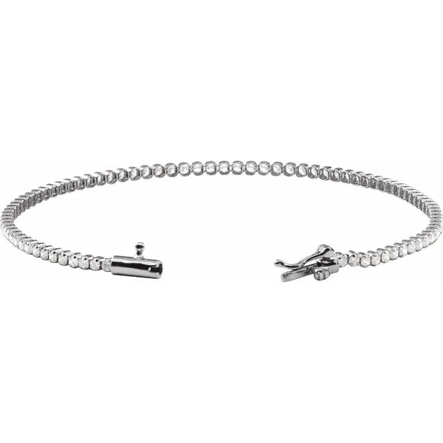 Lilian Diamond Tennis Bracelet