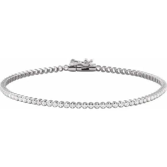 Lilian Diamond Tennis Bracelet