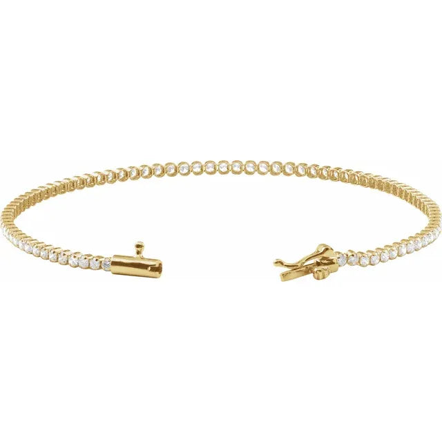 Lilian Diamond Tennis Bracelet