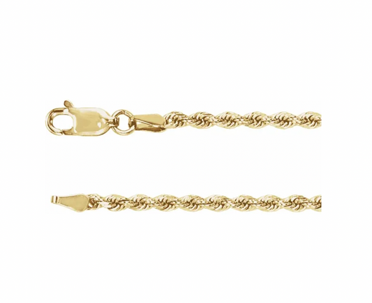 Keo Diamond Cut Rope Chain