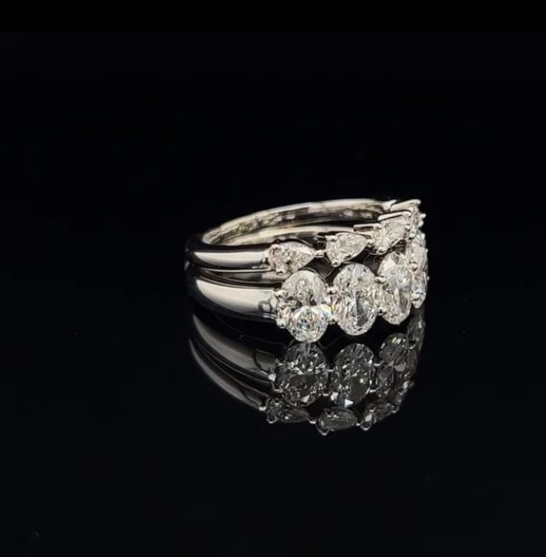 Genevive Double Dimond Ring