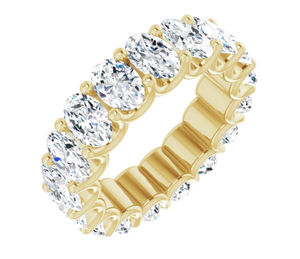 Colette Oval Diamond Eternity Band