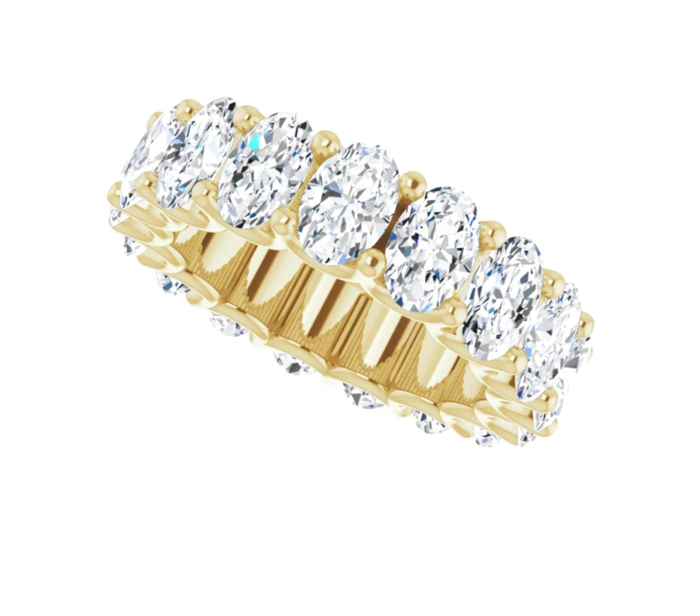 Colette Oval Diamond Eternity Band