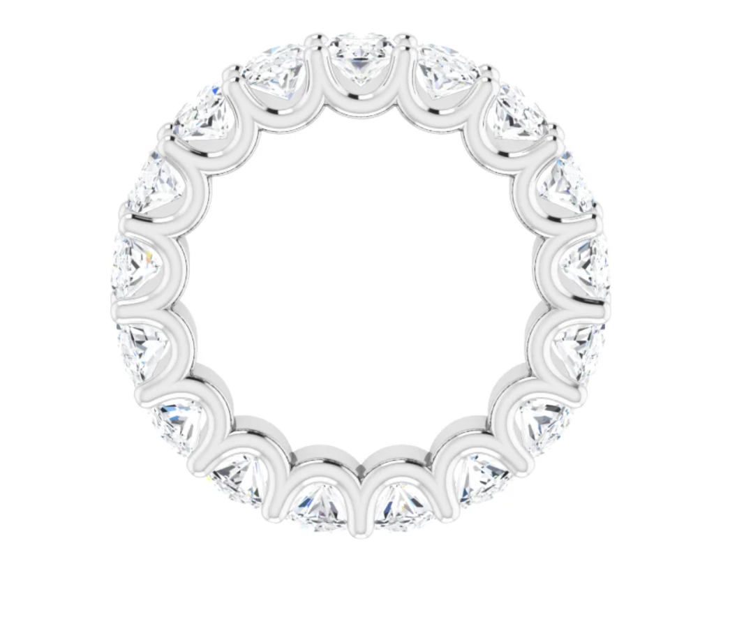 Colette Oval Diamond Eternity Band